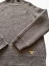 Tory Burch Solid Gray Tan Turtleneck Sweater Size M - photo 5