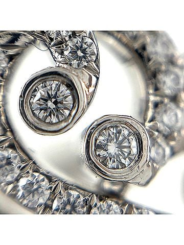 Tiffany & Co. Tiffany &amp; Co. Enchant Double Heart Platinum Ring with Small Diamonds (Pt950) - Women's (view 2)