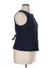 J.Crew 100% Linen Blue Vest Size 14 - photo 3