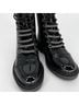 DKNY 100% Patent Leather Black Boots Size 6 1/2 - photo 12