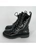 DKNY 100% Patent Leather Black Boots Size 6 1/2 - photo 4
