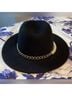 Eugenia Kim 100% Wool Black Gold Fedora One size - photo 7