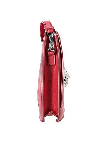 Versace Versus Versace Medusa Flap Crossbody Bag in Red Leather (view 2)