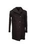Givenchy 100% Wool Tan Givenchy Double-Breasted Coat in Brown Wool Size 4 - photo 1