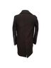 Givenchy 100% Wool Tan Givenchy Double-Breasted Coat in Brown Wool Size 4 - photo 3