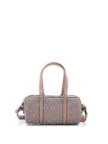 Gucci Convertible Duffle Bag GG Shadow Coated Canvas Small (view 1)