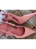 Zara 100% Satin Pink Heels Size EU 37 - photo 6