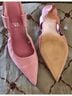 Zara 100% Satin Pink Heels Size EU 37 - photo 5