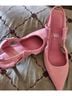 Zara 100% Satin Pink Heels Size EU 37 - photo 4