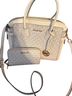 Michael Kors Print White Leather Tote One size - photo 1