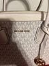 Michael Kors Print White Leather Tote One size - photo 3