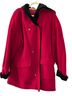 Debenhams Red Black Coat Size 10 - photo 1