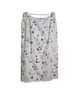 Pendleton 100% Cotton 100% Polyester Floral White Blue Casual Skirt Size 18 - photo 2