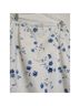 Pendleton 100% Cotton 100% Polyester Floral White Blue Casual Skirt Size 18 - photo 5