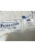 Pendleton 100% Cotton 100% Polyester Floral White Blue Casual Skirt Size 18 - photo 6