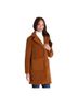 French Connection Notch Collar Faux Fur Teddy Lapel Midi Coat Coat - photo 2