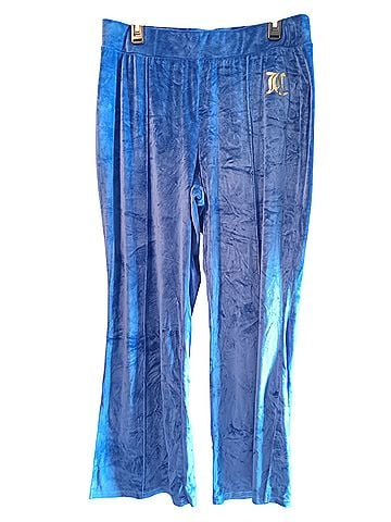 Juicy Couture Women's Velvet Velour Blue Sweatpants (view 1)