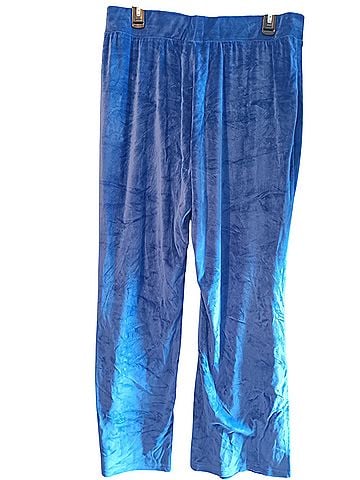 Juicy Couture Women's Velvet Velour Blue Sweatpants (view 2)