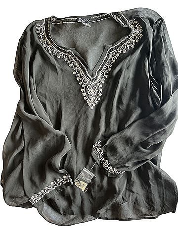 NY Collection Long Sleeve Blouse (view 1)