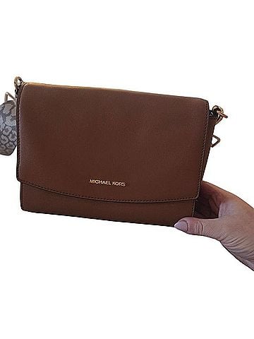 Michael Kors Leather Crossbody Bag (view 2)