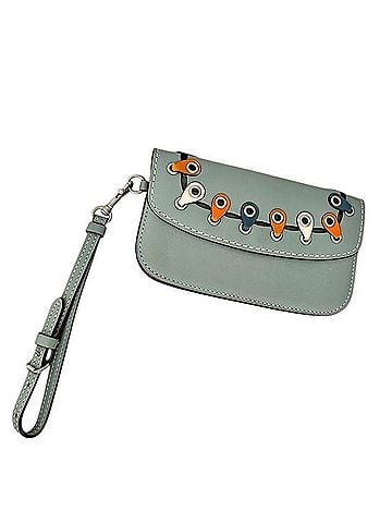 Coach 1941 Glovetanned Leather Colorblock Link Wristlet Clutch Clutch (view 1)