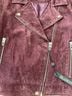 Blank NYC 100% Leather 100% Polyester Burgundy Leather Jacket Size M - photo 5
