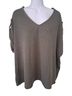 Belldini Stripes Multi Color Short Sleeve Blouse Size 2X - photo 1