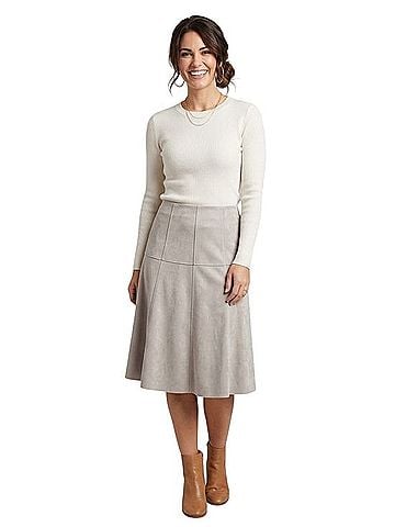 Antonio Melani Faux Leather Skirt (view 1)