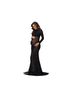 JustVH Solid Black Casual Dress Size S - photo 1