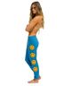 Aviator Nation Print Blue Yellow Track Pants Size XL - photo 1