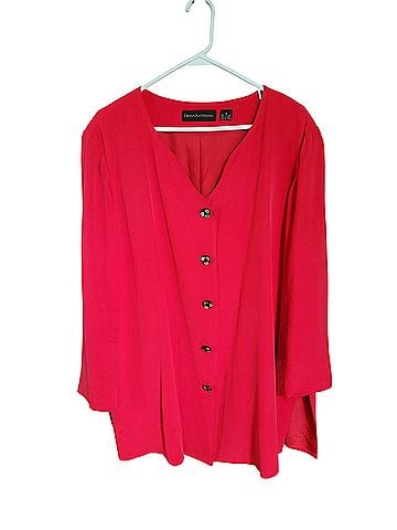 Dana Buchman Long Sleeve Blouse (view 1)