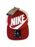 Nike 100% Acrylic Checkered-gingham Red White Baseball Cap One size - photo 2