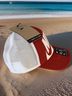 Nike 100% Acrylic Checkered-gingham Red White Baseball Cap One size - photo 4