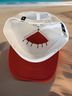 Nike 100% Acrylic Checkered-gingham Red White Baseball Cap One size - photo 6