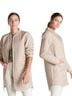 Athleta Solid Multi Color Tan Brown Jacket Size M - photo 1