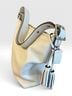 Coach 100% Leather Solid Ivory Shoulder Bag One size - photo 5