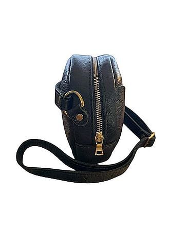 Portland Leather Goods Circle Leather Crossbody Bag (view 2)