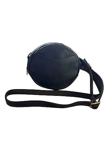 Portland Leather Goods Circle Leather Crossbody Bag (view 1)