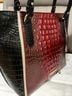 Brahmin 100% Leather Black Red Gold Leather Tote One size - photo 7
