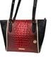 Brahmin 100% Leather Black Red Gold Leather Tote One size - photo 1