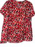 Boden Floral Multi Color Short Sleeve Blouse Size 20 - photo 2