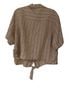 Sanctuary 100% Linen Stripes Tan Short Sleeve Button-Down Shirt Size 2X - photo 2