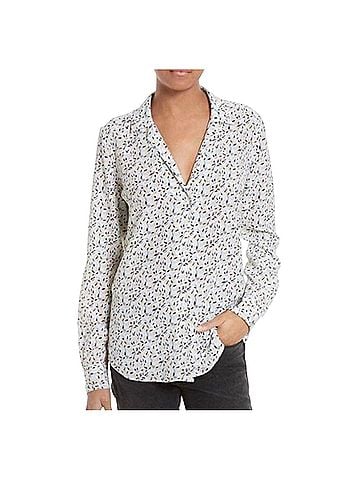 Equipment Long Sleeve Button-Down Shirt (view 1)