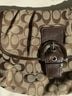 Coach Print Brown Leather Shoulder Bag One size - photo 3