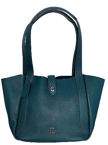 Coach Hadley Turnlock Leather Shoulder Bag (view 1)