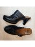 Sofft 100% Leather Black Mule/Clog Size 6 - photo 5