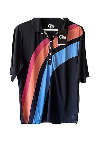 Zyia Active Short Sleeve Button-Down Shirt (view 1)