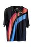 Zyia Active 100% Polyester Multi Color Black Blue Short Sleeve Button-Down Shirt Size XL - photo 1