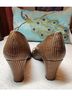 Etienne Aigner 100% Leather Animal Print Brown Heels Size 10 - photo 4