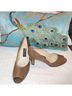 Etienne Aigner 100% Leather Animal Print Brown Heels Size 10 - photo 5
